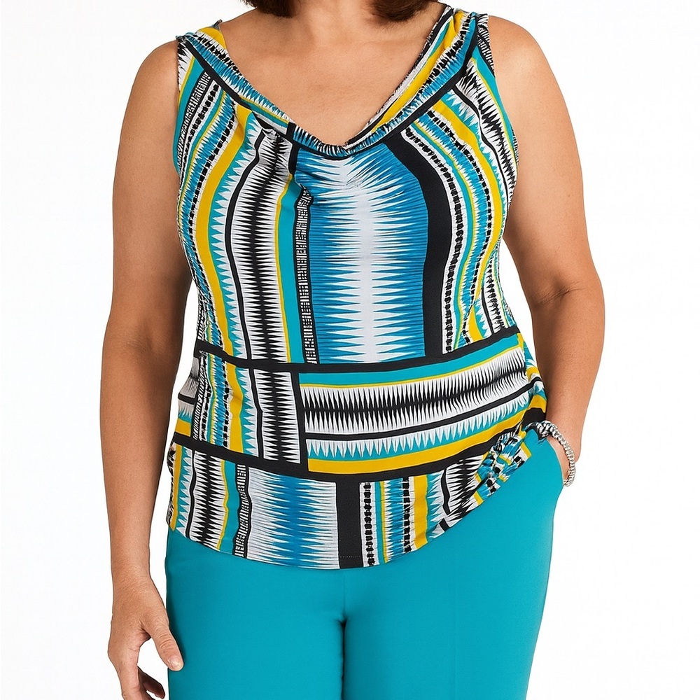 Dress Barn Two-piece pants set, Top (M)& Pants (8)‎
